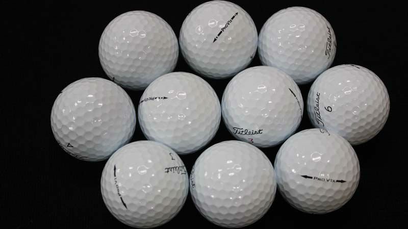 USED GOLF BALLS : refinished